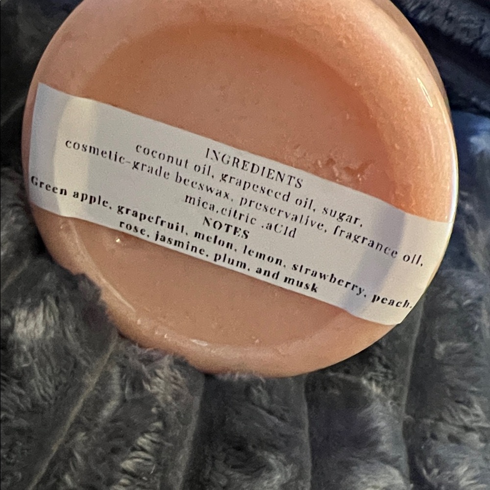 Whipped Soap and Sugar Scrub Duo - Pink and Tan - Picture 3 of 4